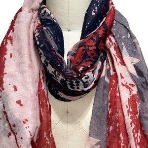 Stars and Stripes shawl scarf